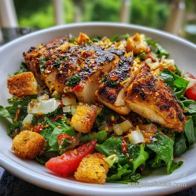 Grilled Chicken Salad Recipe Meal Prep Recipe Card