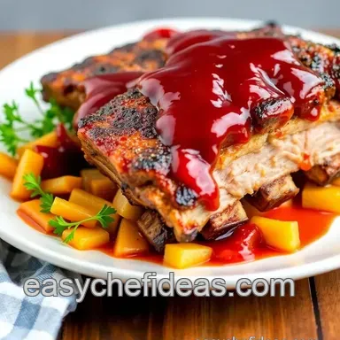 Ultimate Sticky Sweet Grilled Pork Ribs with BBQ Sauce: A Family Favorite! Recipe Card