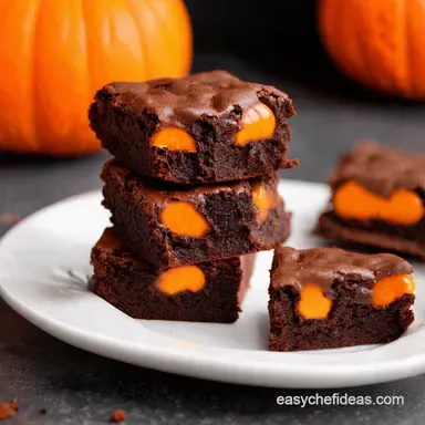 Spooktacular hallowin brownies Easy Candy Melt Recipe Recipe Card