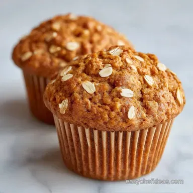 Healthy Greek Yogurt Muffins with Oats Recipe Card