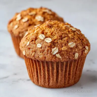 Healthy Greek Yogurt Muffins with Oats