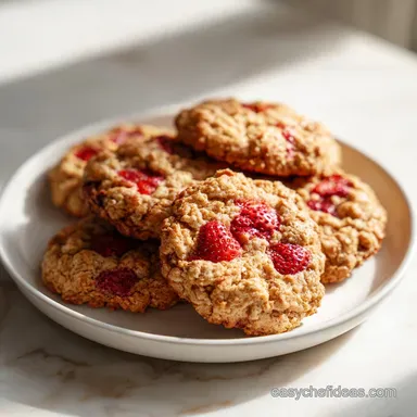 Healthy Strawberry Cookies in 27 Minutes Recipe Card