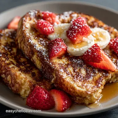 Healthyish French Toast: The Easiest High-Protein Breakfast Meal Prep Recipe Card