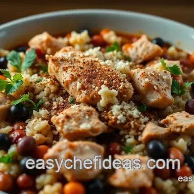 Hearty Chicken Rice and Beans Bowl: A Family Favorite Recipe