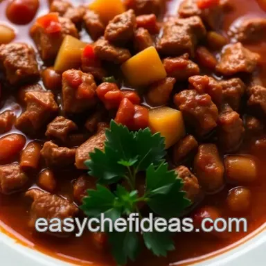 Hearty Chuck Roast Chili: A Family Favorite for Chilly Evenings Recipe Card