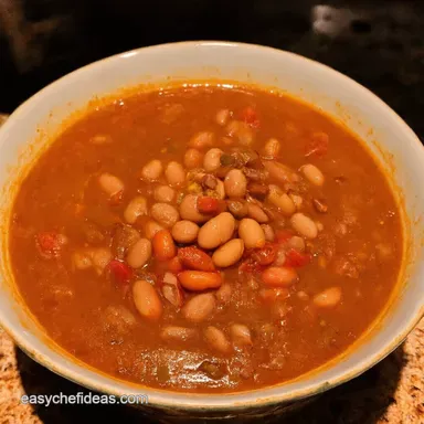 Hearty 15 Bean Soup Recipe Easy Comfort Food Recipe Card