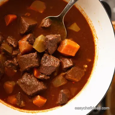 Hearty Homemade Beef Stew Nans Secret Recipe Recipe Card
