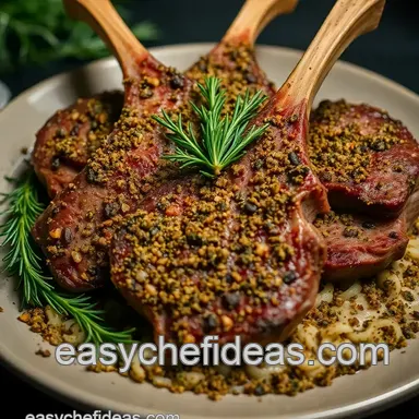 Herb-Crusted Greek Lamb Recipe: My Family's Favorite Weekend Dish Recipe Card