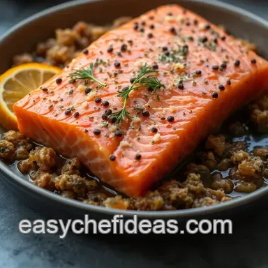 Easy Herb-Cured Salmon Recipe: My Family's Favorite Zesty Delight Recipe Card