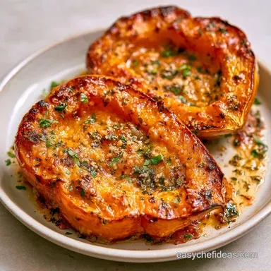 Herb Roasted Acorn Squash with Parmesan Recipe Card