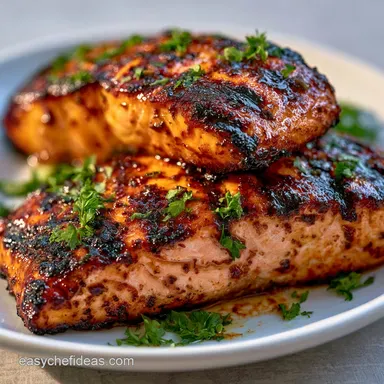 High Heat Baked Salmon for 4 Servings