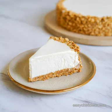 Healthy Cheesecake with Cottage Cheese Recipe Card