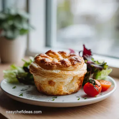 Gluten Free Puff Pastry for 9 Servings with Flaky Layers Recipe Card