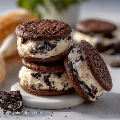 Oreo Ice Cream Biscuits: The Ultimate No-Bake Summer Treat Recipe Card