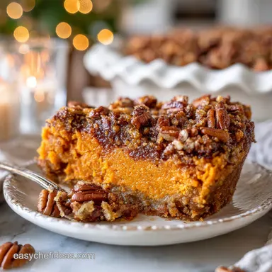Sweet Potato Casserole with Pecan Topping in 60 Minutes Recipe Card