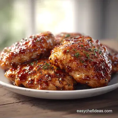 Honey Black Pepper Thighs in 40 Minutes Recipe Card