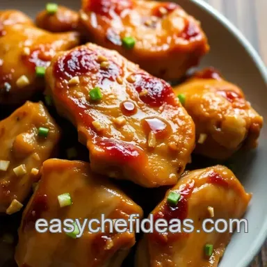 Honey Garlic Chicken Thighs: Quick & Easy Boneless Win! Recipe Card
