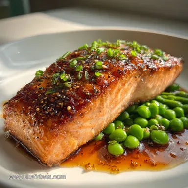 Honey Glazed Salmon Recipe in 18 Minutes Recipe Card