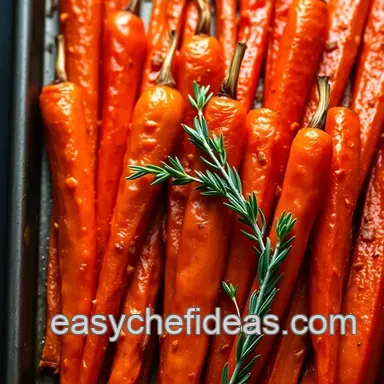 Sweet & Savoury Roasted Carrots Recipe: My Honey-Thyme Delight Recipe Card
