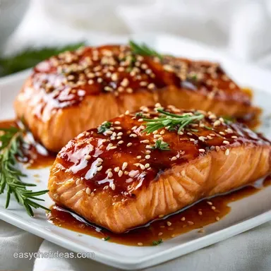 Honey Soy Salmon Glaze for 4 Servings