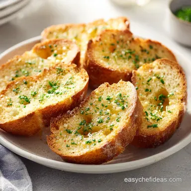 How to Make Garlic Bread with Baguette in 25 Minutes Recipe Card
