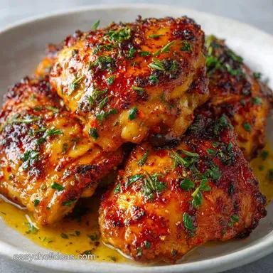 Instant Pot Chicken Thighs in 25 Minutes Recipe Card