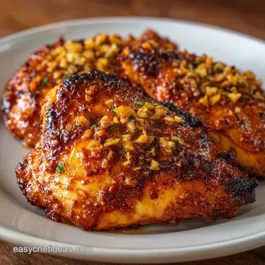 Instant Pot Garlic Chicken: 8 Servings Recipe Card