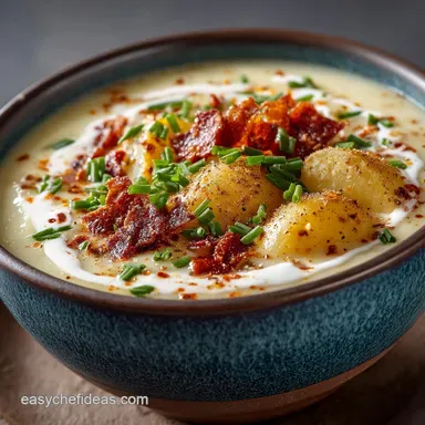 Instant Pot Potato Soup: Easy Creamy Comfort Food Recipe Card