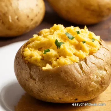 Jacket Potato Nirvana How to Cook a Potato FAST Recipe Card