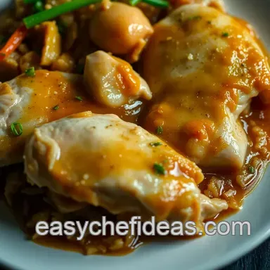 Easy 4 Ingredient Chicken Breast Recipes: Juicy Honey Garlic Delight Recipe Card