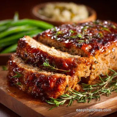 Turkey Meatloaf: Never Dry! The Chefs Juicy Recipe with Tangy Glaze