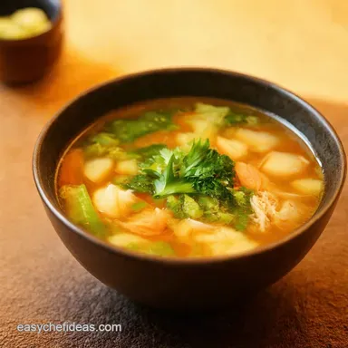 Kenchin Jiru Hearty Healthy Japanese Vegetable Soup Recipe Card