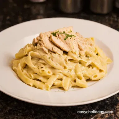 Keto Chicken Alfredo Creamy Comfort in 30 Minutes Recipe Card