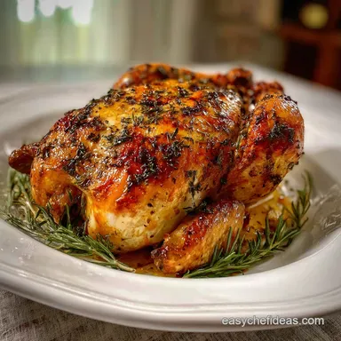 Keto Dinner Recipe with Roasted Chicken - Crispy Baked Recipe Card