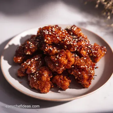 Super Crispy Korean Chicken My DoubleFried Secret Recipe Card