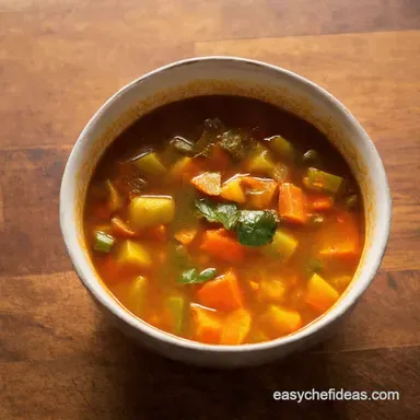 Lazy Sunday Crockpot Vegetable Soup Proper Good Grub Recipe Card
