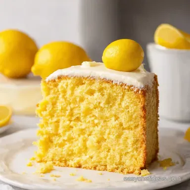 Lemon Butter Cookie Dream Cake Backen macht gl&uuml;cklich Recipe Card