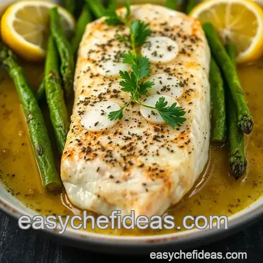 Lemon Herb Baked Cod: Quick & Easy Fish Recipes! Recipe Card