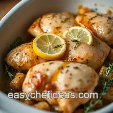 Mediterranean Chicken Recipe: Lemon & Herb Baked Delight Recipe Card
