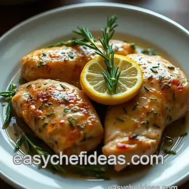 Juicy Lemon Herb Chicken Breast - Easy Weeknight Recipes with Chicken Breast Recipe Card