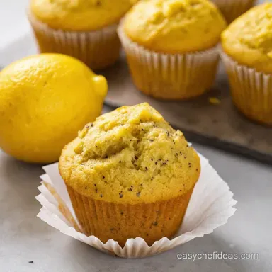 Lemon Poppyseed Muffins My Sunshine Recipe Recipe Card