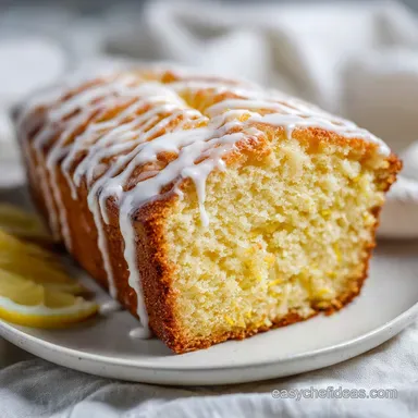 Lemon Pound Cake with Sour Cream Recipe Card
