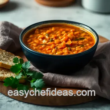 Comforting Dahl Soup: My Easy Red Lentil Recipe Recipe Card