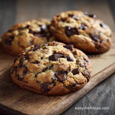Levain Bakery Chocolate Chip Cookies Giant Fudgy Copycat Recipe Recipe Card