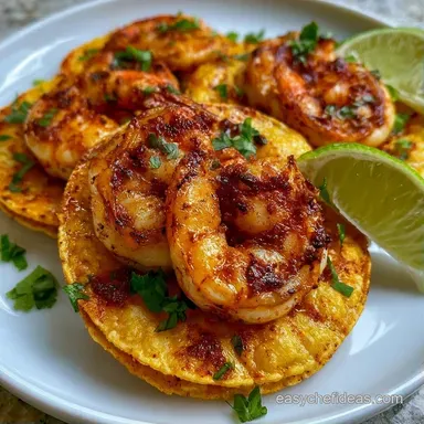 Lime Shrimp Tostadas in 30 Minutes Recipe Card
