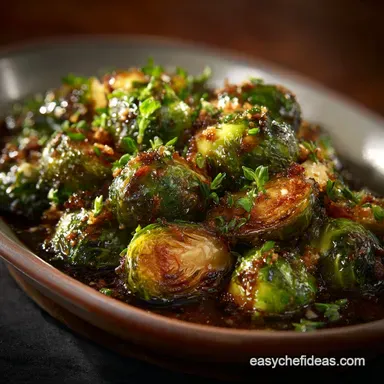 Longhorn Steakhouse Brussels Sprouts Recipe Crispy HoneyBalsamic Side Recipe Card