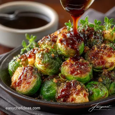 Longhorn Steakhouse Crispy Brussel Sprouts Sweet Tangy Maple Glaze Recipe Card