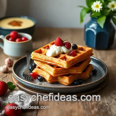How to Make Fluffy Belgian Waffles in 30 Minutes: A Family Favorite Recipe Card
