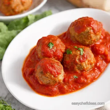 Easy Meatball Marinara How Do You Make Meatballs Juicy