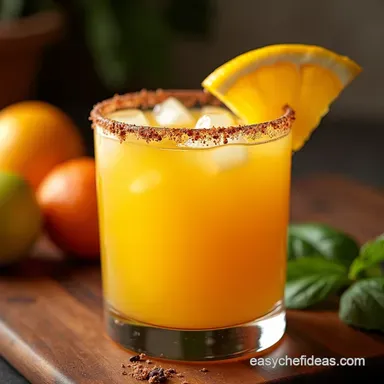 Easy Frozen Mango Margarita Recipe Your Tropical Escape Recipe Card